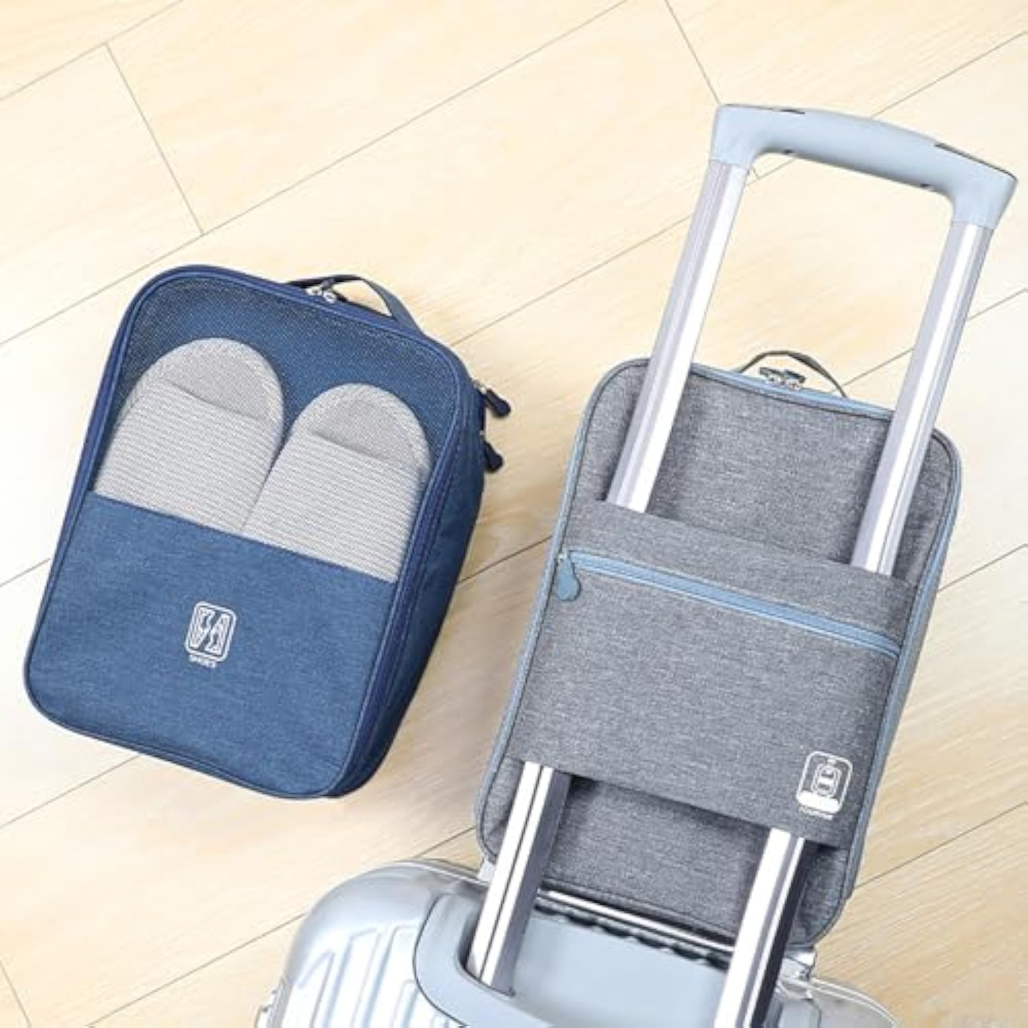 Portable Waterproof Shoe Bags for 3-4 Pairs